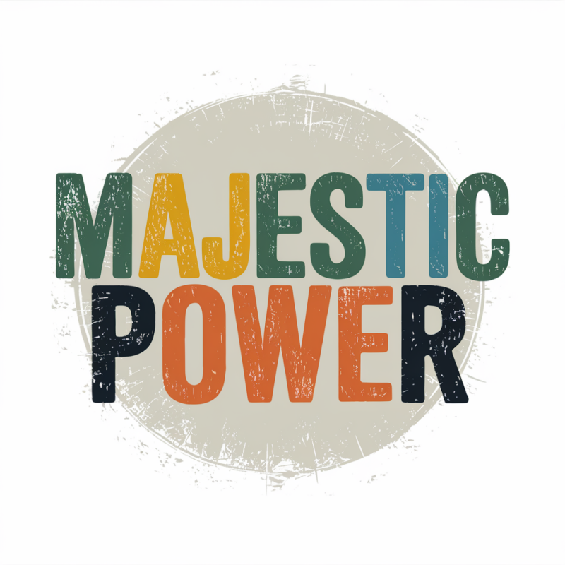 Majestic Power Graphic T-Shirt - Unisex Casual Wear