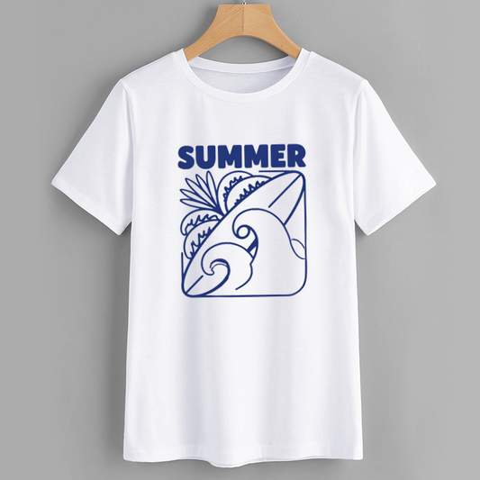 Summer Surf Graphic T-Shirt - Casual Beach Wear