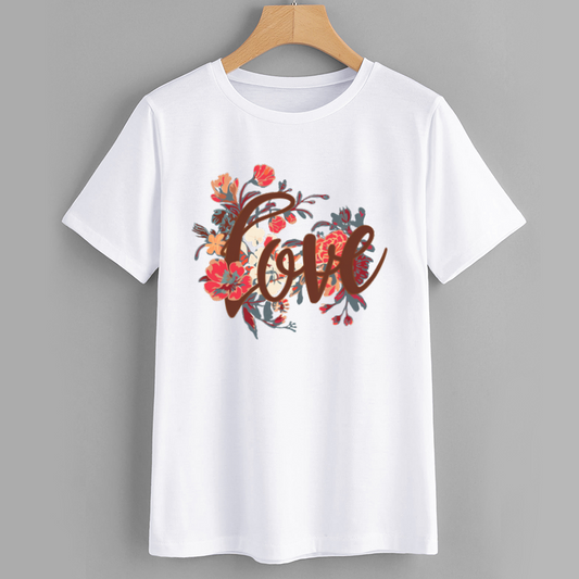 Floral Love Graphic T-Shirt