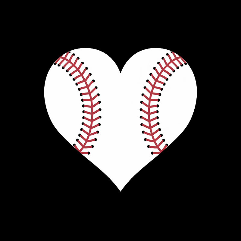 Casual Baseball Pattern Top