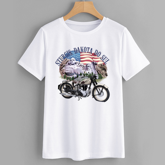 Sturgis Dakota South Vintage Motorcycle Graphic T-Shirt