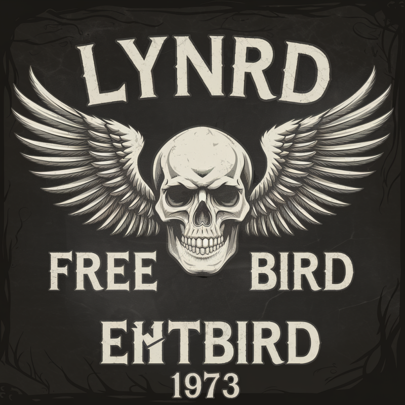 LYNYRD SKNYRD Free Bird Vintage Graphic T-Shirt