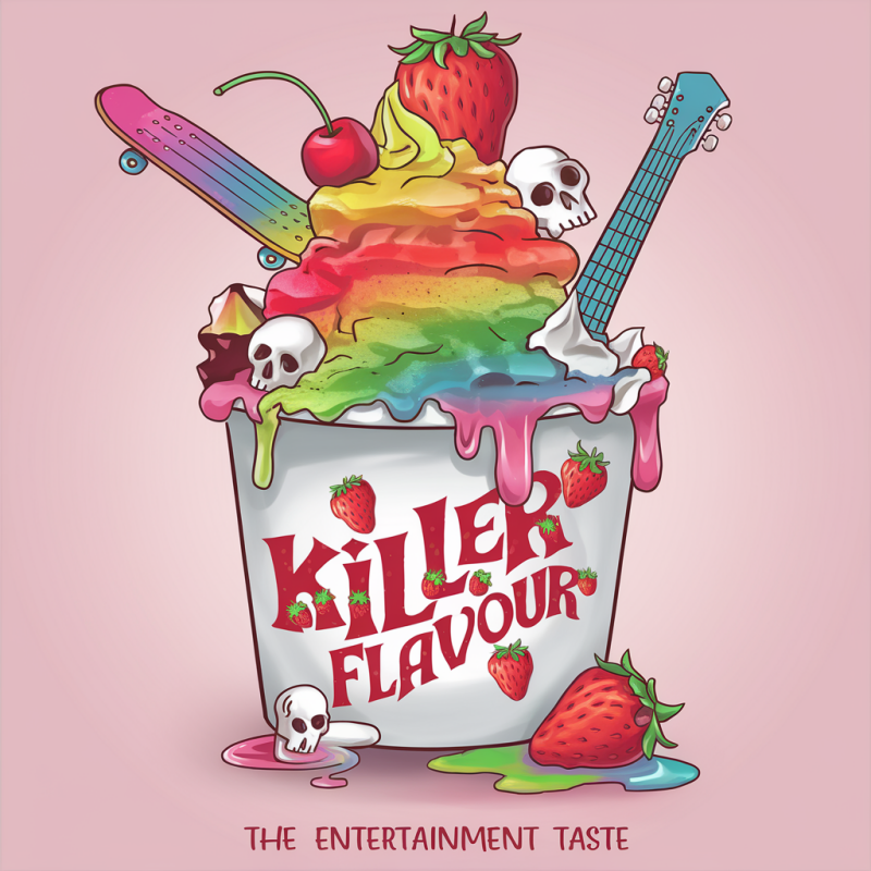 Killer Flavour Graphic Cotton T-Shirt