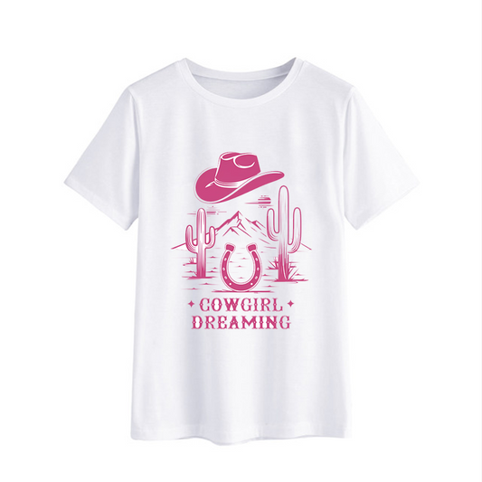 Cowgirl Dreaming Graphic T-Shirt for Women