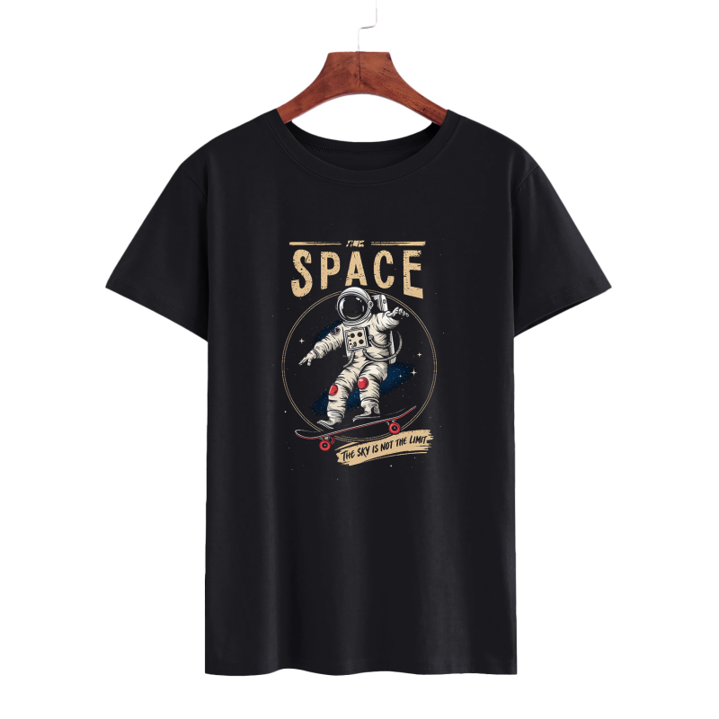 Cosmic Skateboarding Astronaut T-Shirt