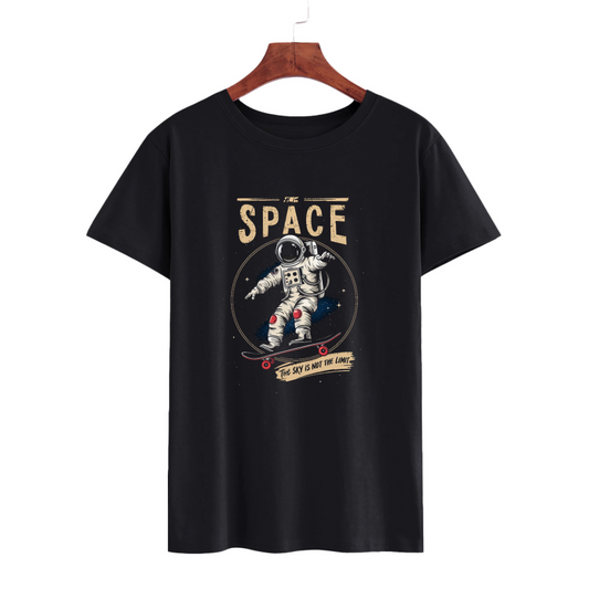 Cosmic Skateboarding Astronaut T-Shirt
