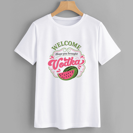 FreshPrints Watermelon Vodka Graphic T-Shirt