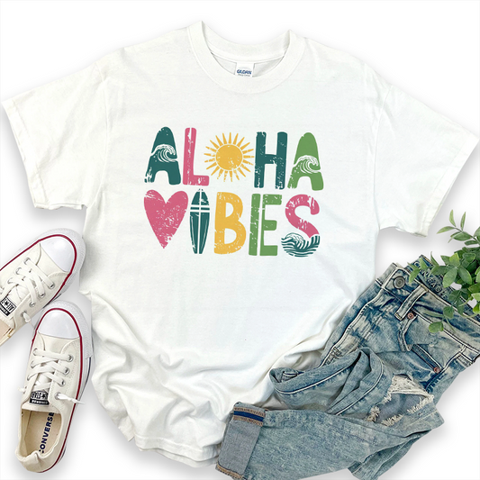Casual Holiday Letter Print T-Shirt