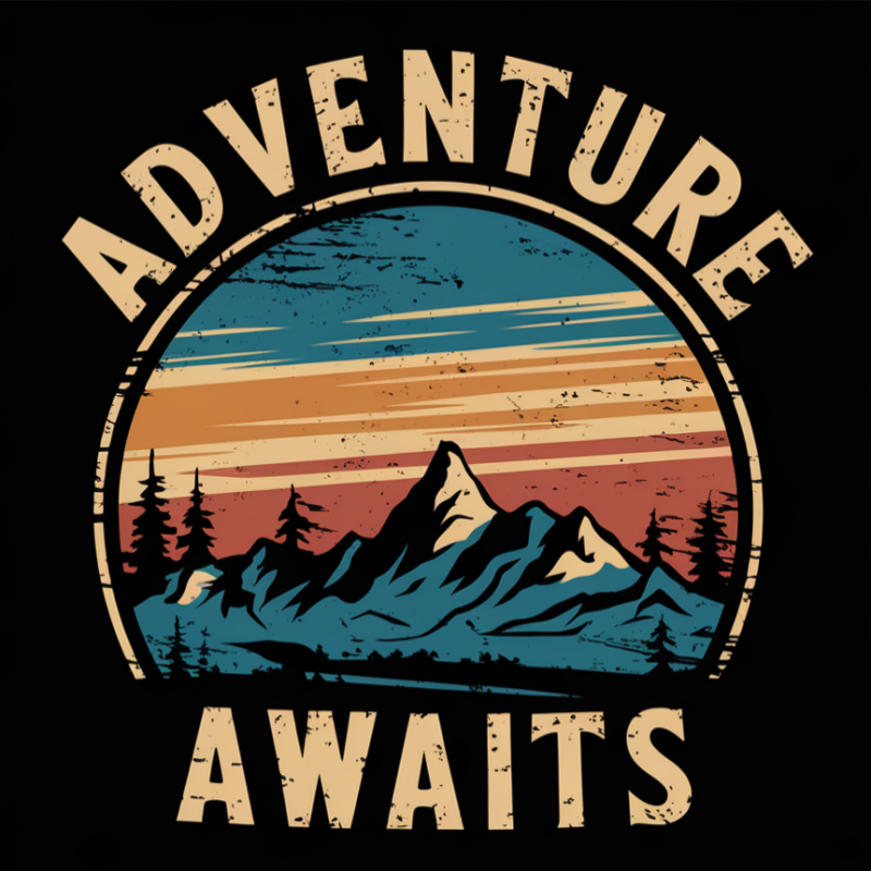 Adventure Awaits Graphic T-Shirt