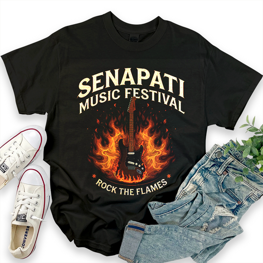 Senapati Music Festival Rock the Flames T-shirt