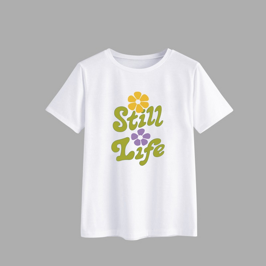 Still Life Floral Graphic T-Shirt