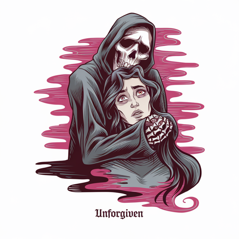 Unforgiven Graphic T-Shirt - Artistic Design for Unique Style