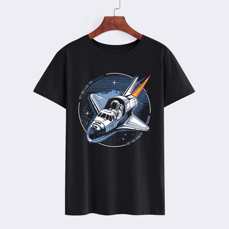 Space Shuttle Astronaut Graphic T-Shirt