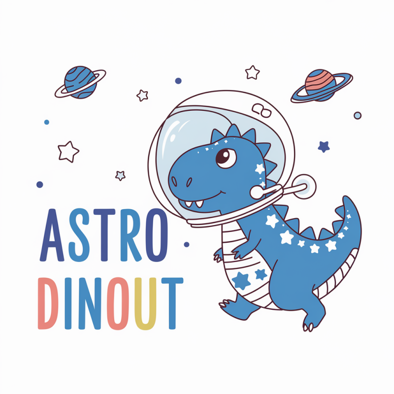 Astro Dinout Dinosaur T-Shirt for Kids