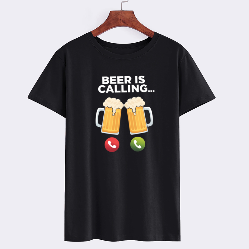 Beer is Calling Funny T-Shirt
