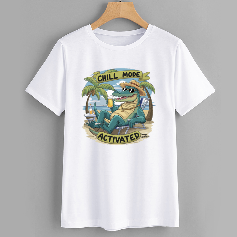 Chill Mode Activated Alligator T-Shirt