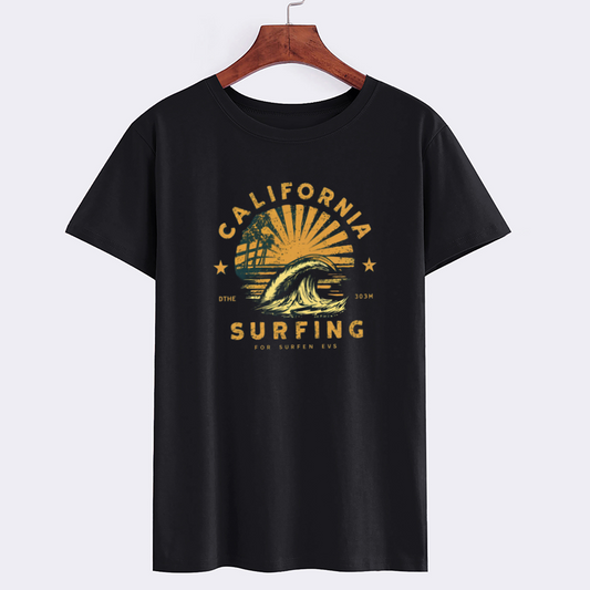 California Surfing Graphic T-Shirt