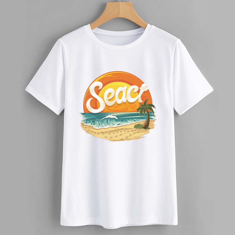 Seact Beach Graphic T-Shirt