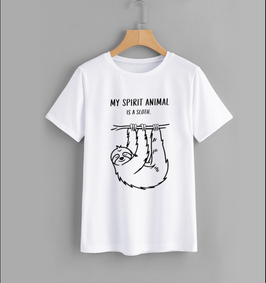 My Spirit Animal Sloth Graphic T-Shirt