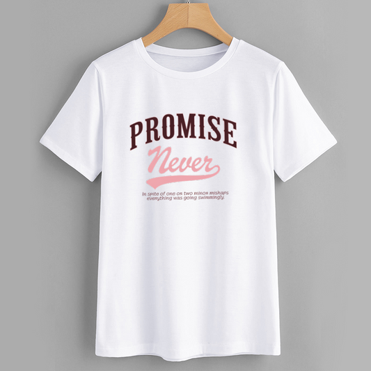 Promise Never Graphic T-Shirt