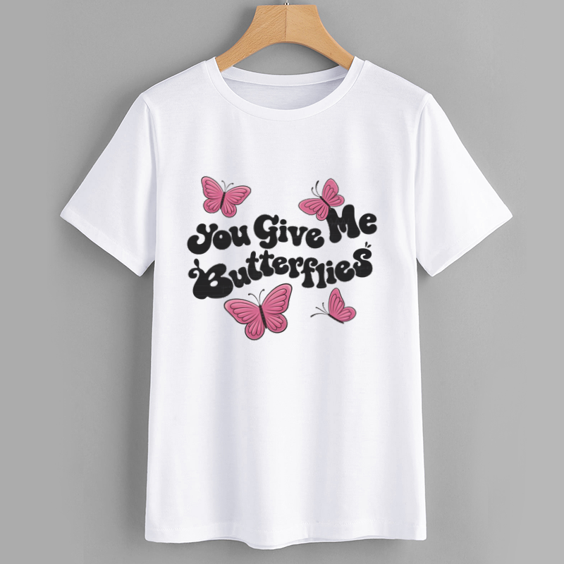 You Give Me Butterflies Graphic T-Shirt