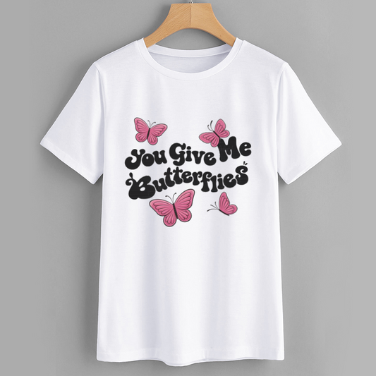 You Give Me Butterflies Graphic T-Shirt