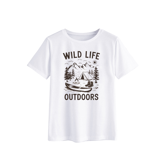Wild Life Outdoors Graphic T-Shirt