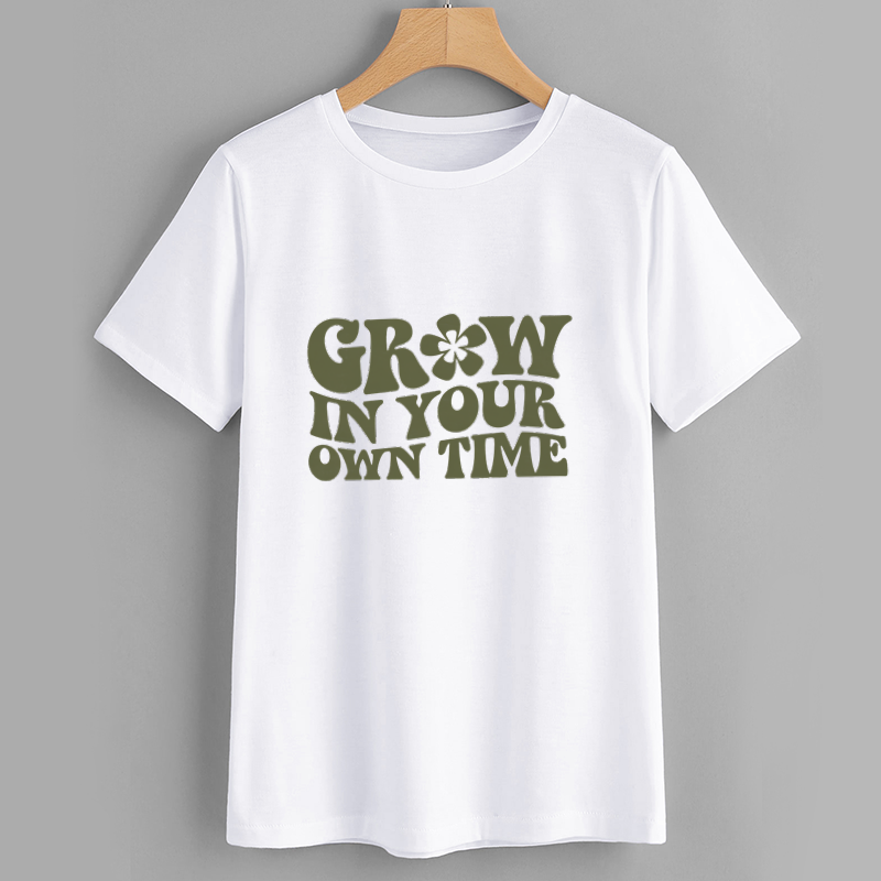 Grow In Your Own Time Graphic T-Shirt