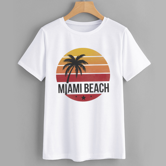 Miami Beach Vintage Graphic T-Shirt