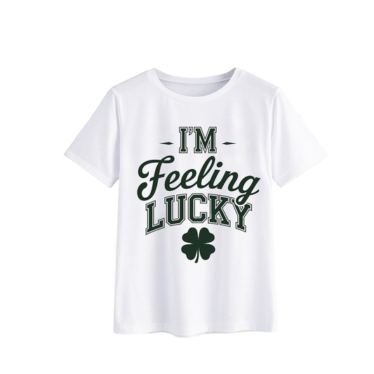 I'm Feeling Lucky T-Shirt - St. Patrick's Day Graphic Tee