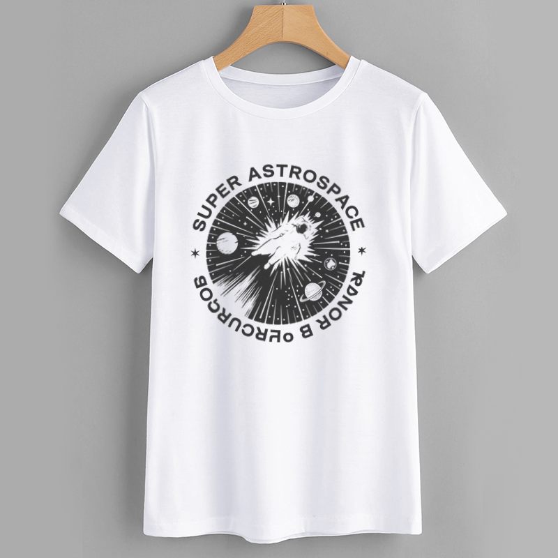 Super Astrospace Cotton Graphic T-Shirt