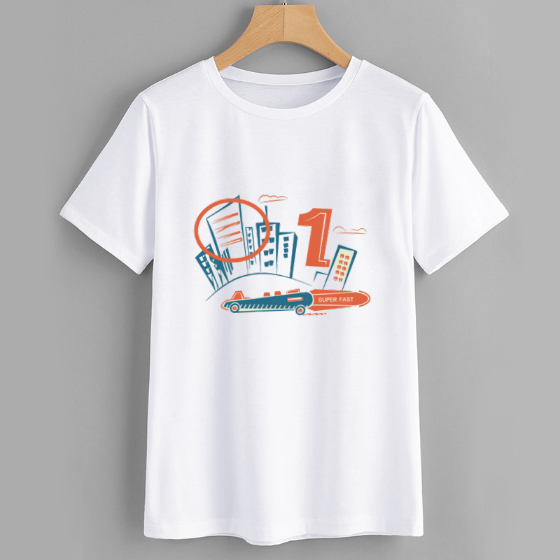 Urban Style Graphic T-Shirt with Fast Car Design