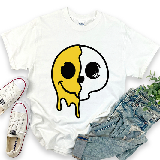Smiley Face Skeleton T-shirt