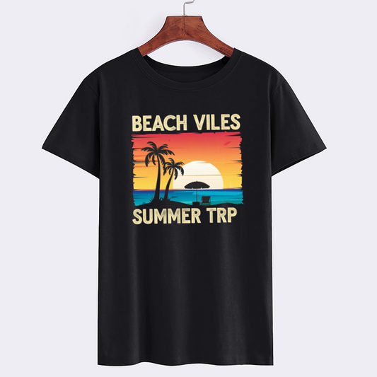 Beach Vibes Summer Trip Graphic T-Shirt