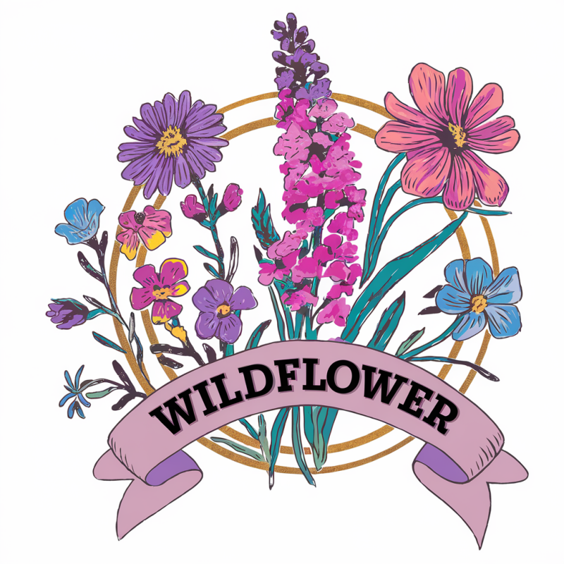 Floral Wildflower Graphic T-Shirt