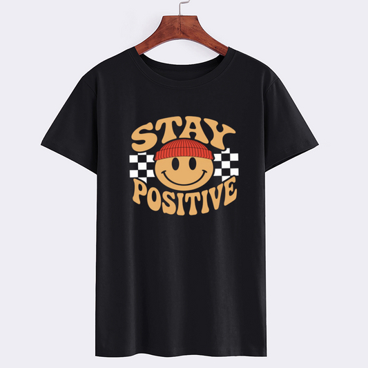 Stay Positive Graphic T-Shirt