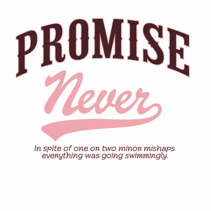 Promise Never Graphic T-Shirt