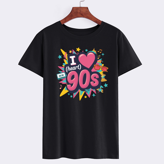 I Love 90s Retro Graphic T-Shirt