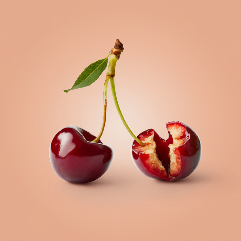 Cotton Cherry Graphic T-Shirt Casual