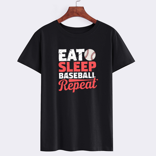 Eat Sleep Baseball Repeat T-Shirt