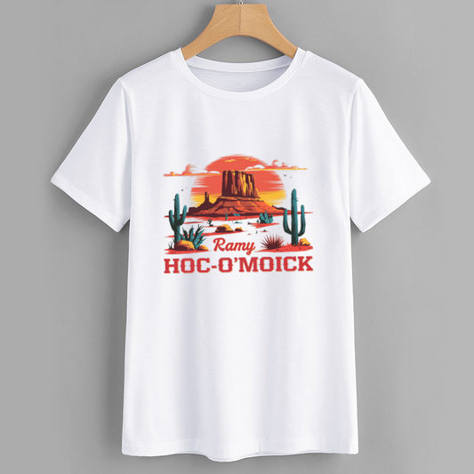 Ramy HOC-O'MOICK Desert Scene Graphic T-Shirt