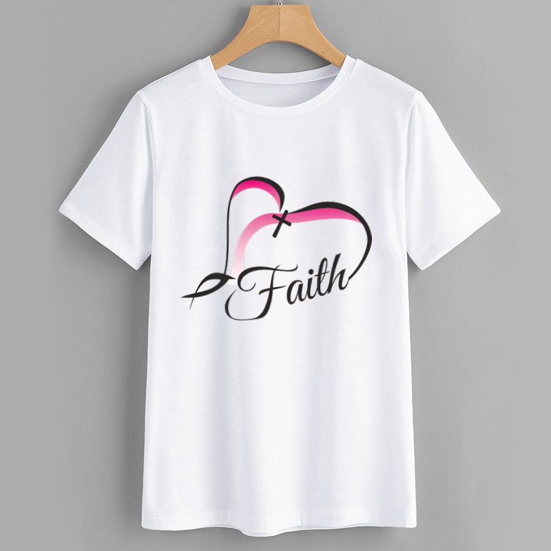 Faith Heart Graphic T-Shirt