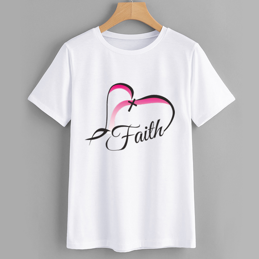 Faith Heart Graphic T-Shirt
