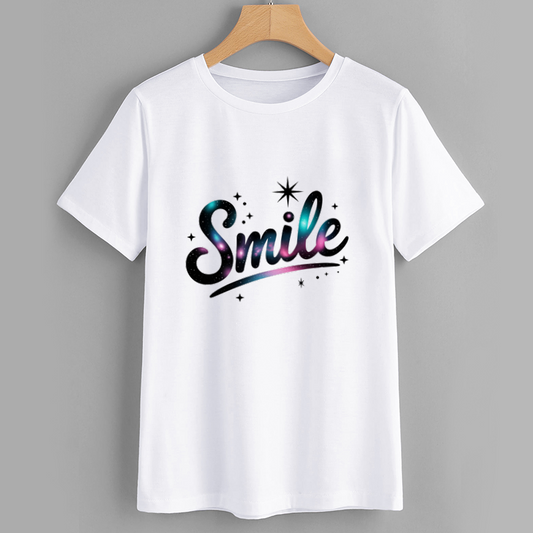 Galaxy Smile Graphic T-Shirt