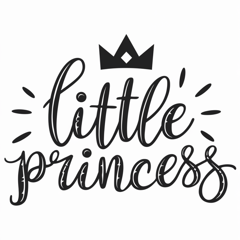 Little Princess Graphic T-Shirt for Kids