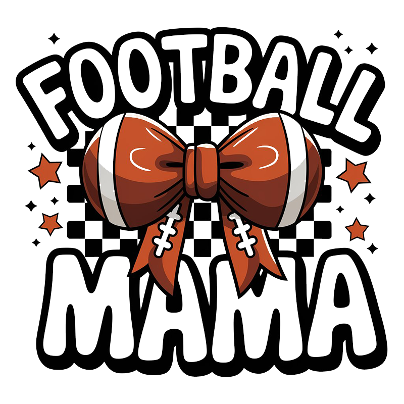Football Mama Pattern Top