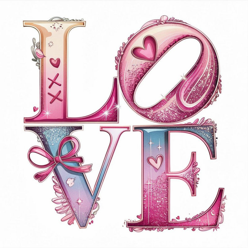 Creative Love Graphic T-Shirt for Casual Wear