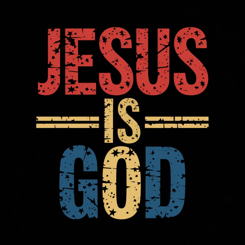 Vintage Christian Jesus is God T-Shirt