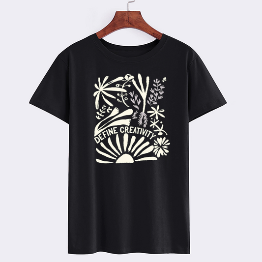 Define Creativity Graphic Black T-Shirt