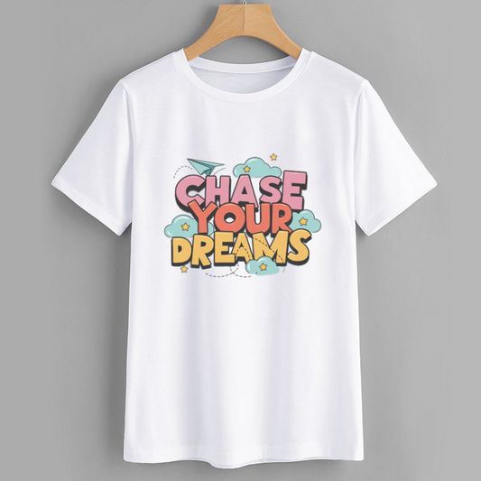Chase Your Dreams Motivational Graphic T-Shirt